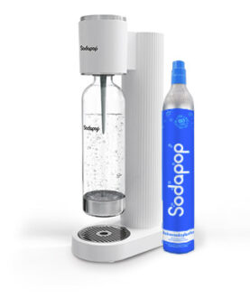 Sodapop Wassersprudler Cooper Zylinder Weiss Teaserbild